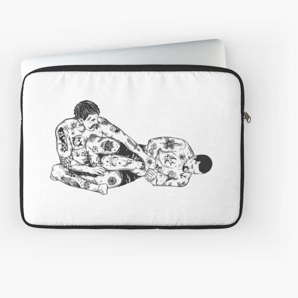 Old School Heel Hook Jiu Jitsu Laptop Sleeve