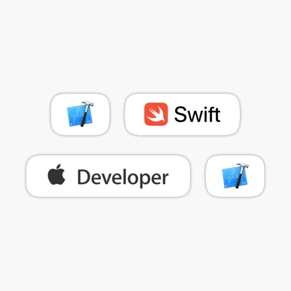 iOS Developer Swift Xcode Sticker Pack Sticker