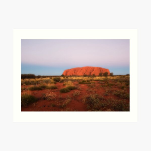 Uluru Art Print