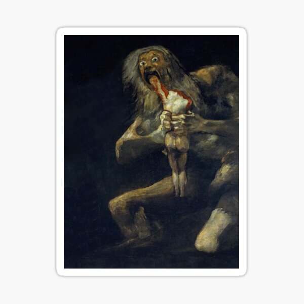 De Goya's Monsters Sticker