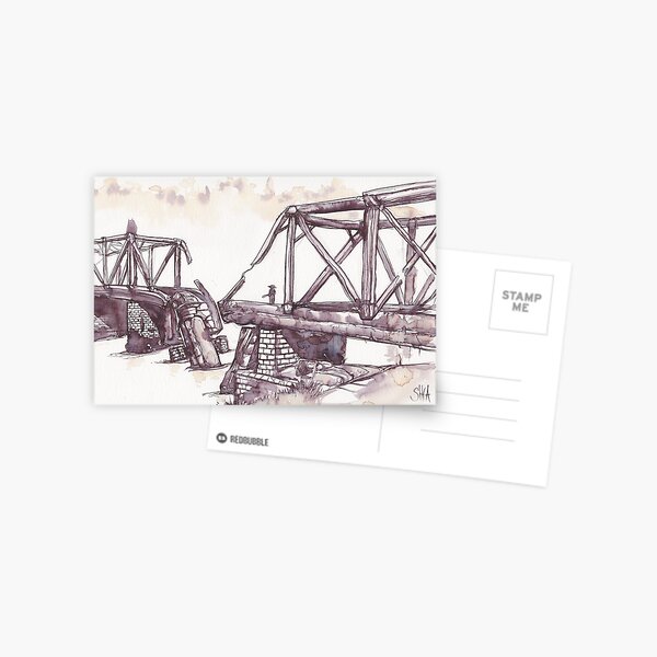 Item preview, Point Pleasant Bridge Collapse Postcard designed and sold by Drunkfu.