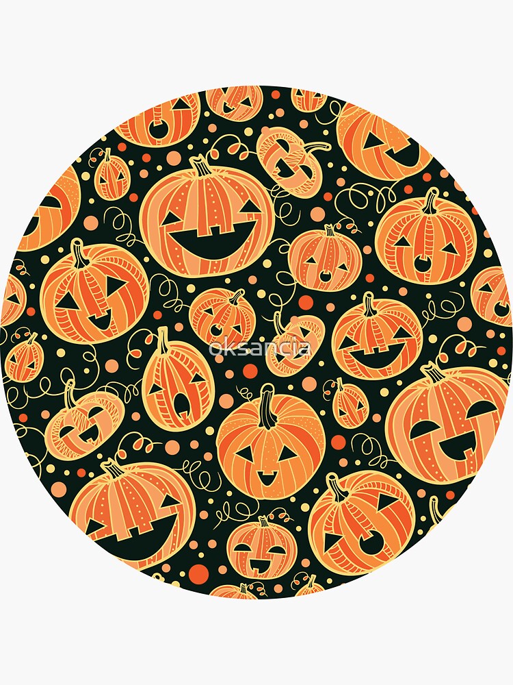 Halloween Colorful Pumpkin Bat Print Large Capacity Insulated