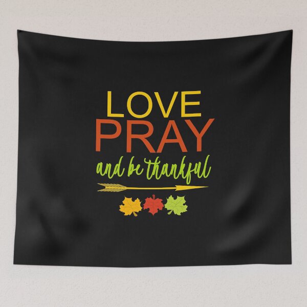 Item preview, Christian Autumn Fall Love Pray & Be Thankful Gift For Women designed and sold by Sapphire Star.