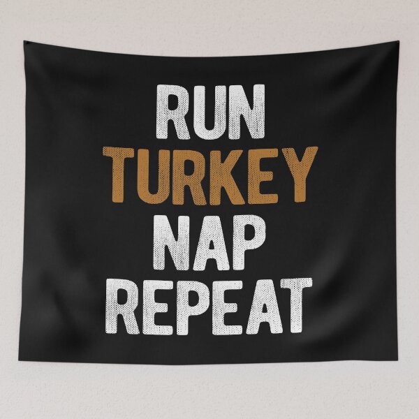 Item preview, Thanksgiving Run Turkey Nap Repeat  designed and sold by Bendthetrend.
