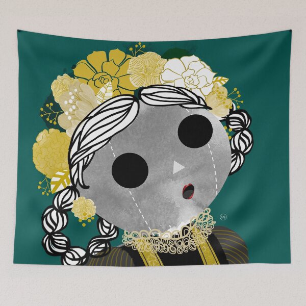 Item preview, Looking at the sky - "Muñeca" viendo el cielo designed and sold by MiguelLopezArt.