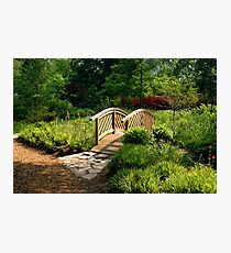 The Bridge At Brookside Gardens Photographic Print