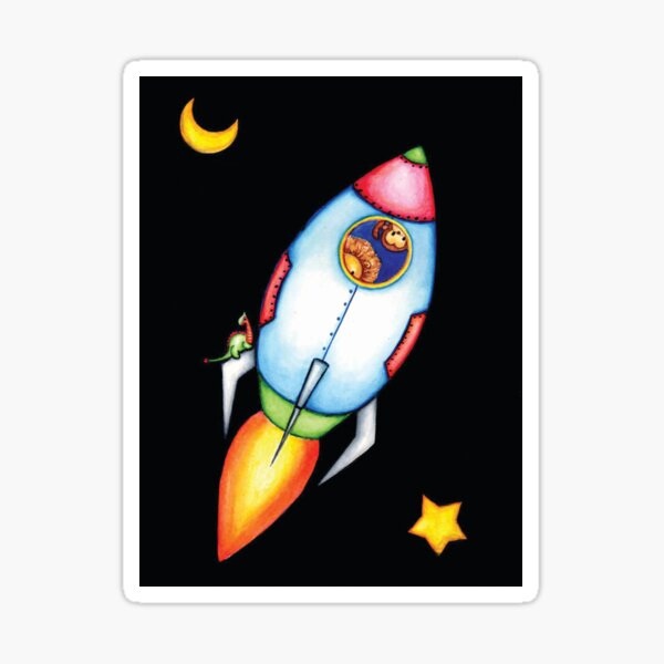 To The Moon! Sticker
