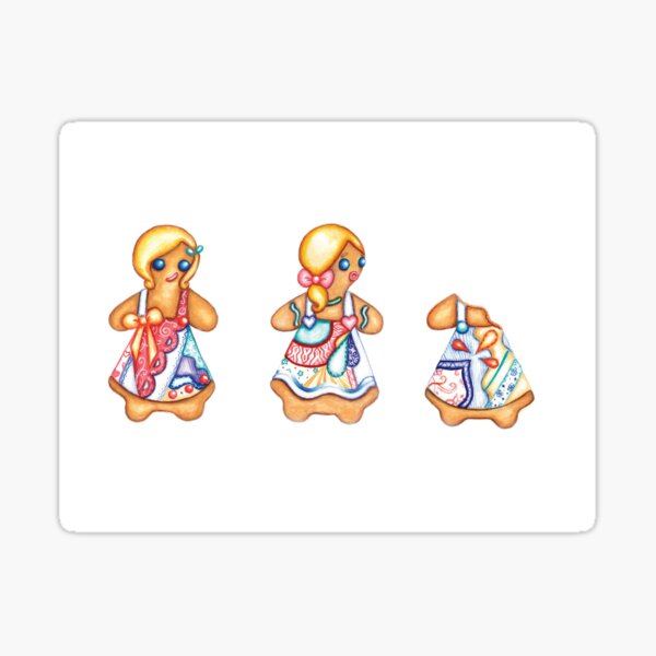 Gingerbread Love Sticker