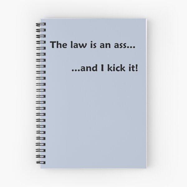 Item preview, The law is an ass... designed and sold by andrewalcock.