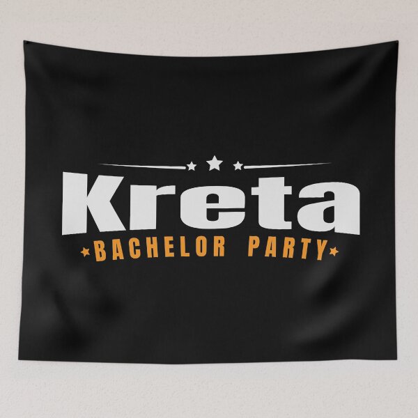 Item preview, Bachelor Party Shirt Kreta Pre Wedding Celebration Tee designed and sold by haselshirt.