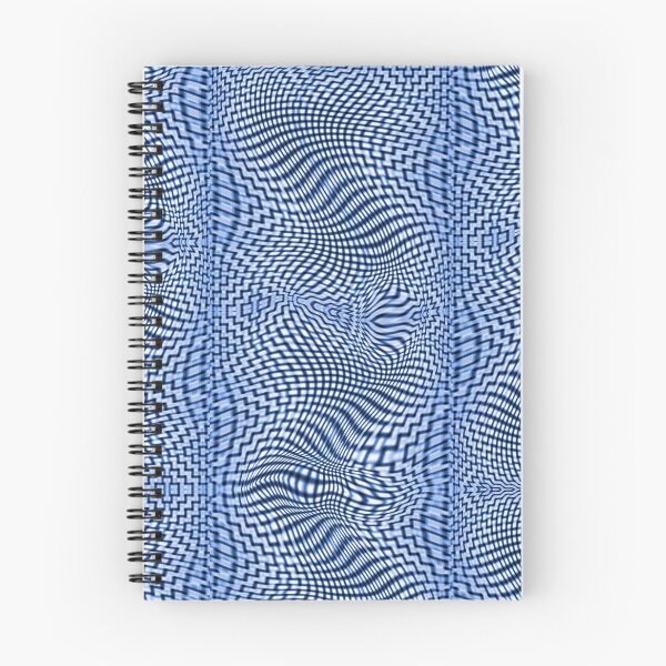 Item preview, Abstract curved stripe, dark blue and white designed and sold by ShapesColors.