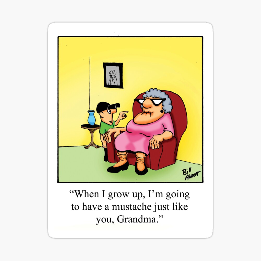 Funny Grandma Cartoon! Funny Grandma Cartoon!