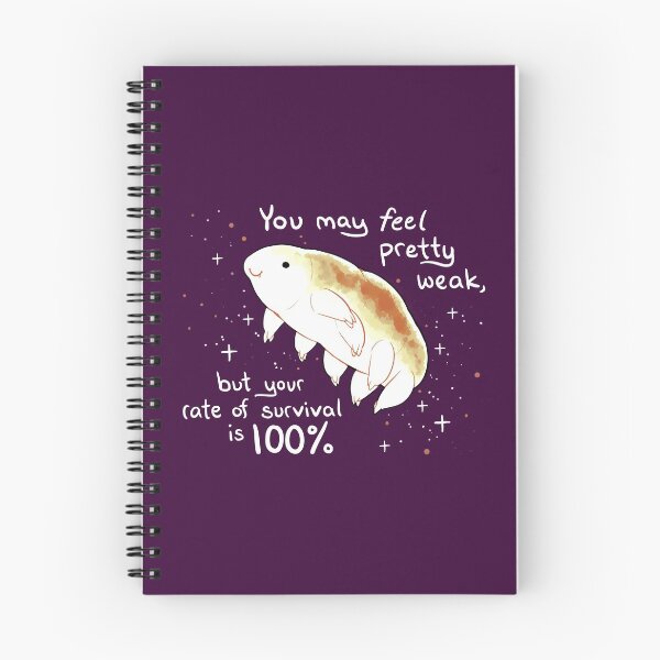 Item preview, "Your Rate of Survival is 100%" Water Bear designed and sold by thelatestkate.