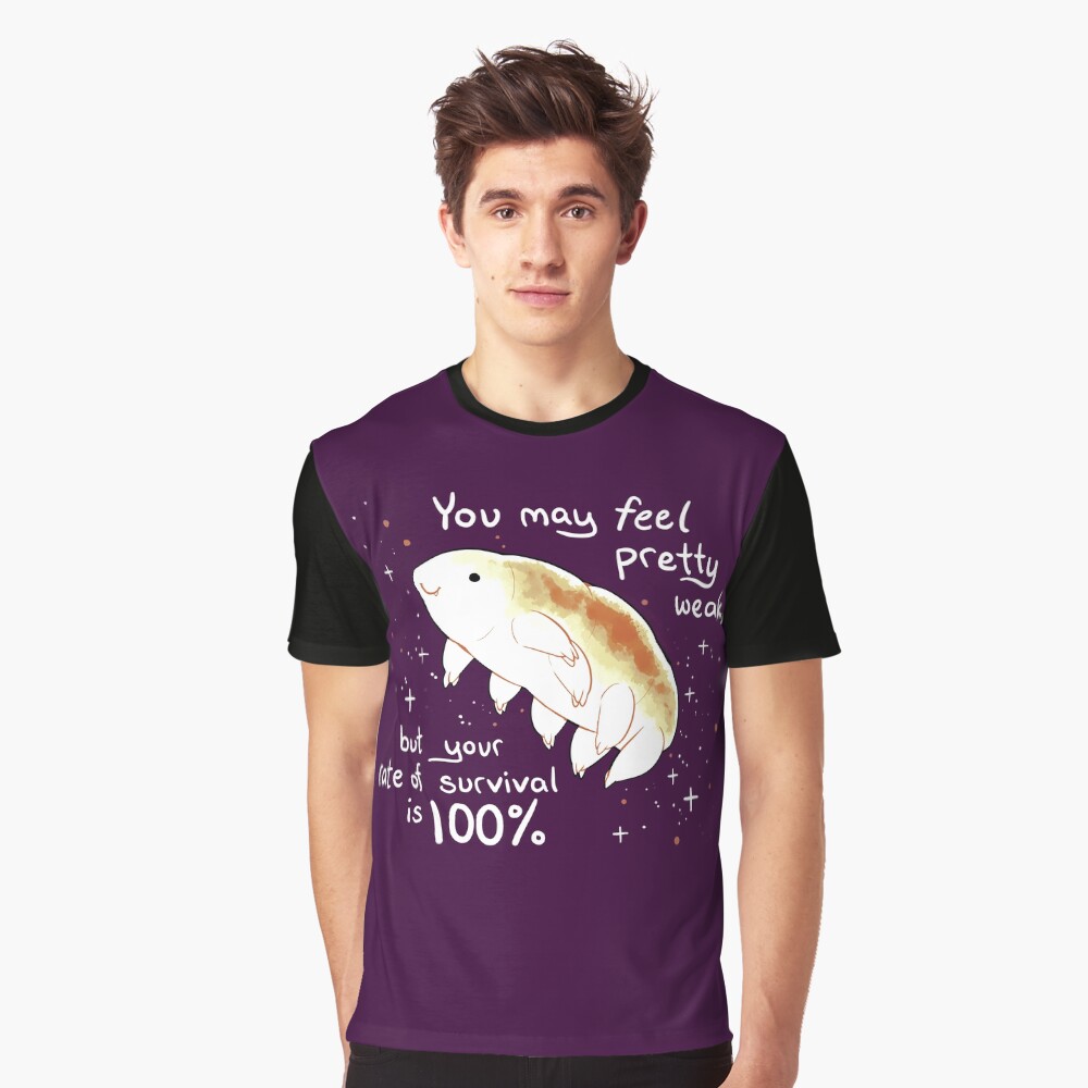 ""Your Rate of Survival is 100" Water Bear" Tshirt for Sale by thelatestkate Redbubble