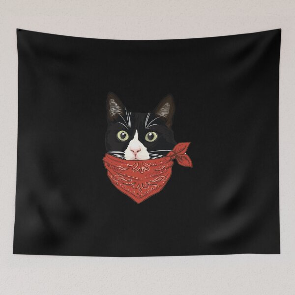 Item preview, Cat in a Bandanna designed and sold by KoolMoDee.