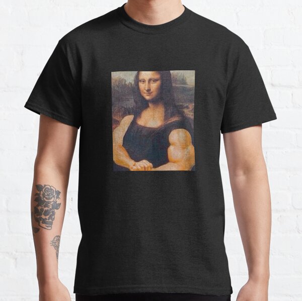 The Mona Lisa with muscles Classic T-Shirt