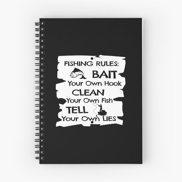 Item preview, Fishing Rules - Bait, Clean Hook, Tell Lies designed and sold by KoolMoDee.