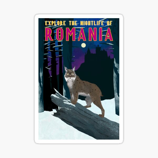 Item preview, Romania Travel Poster designed and sold by tristanchace.