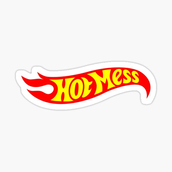 Hot Wheels Logo Decal Sticker 