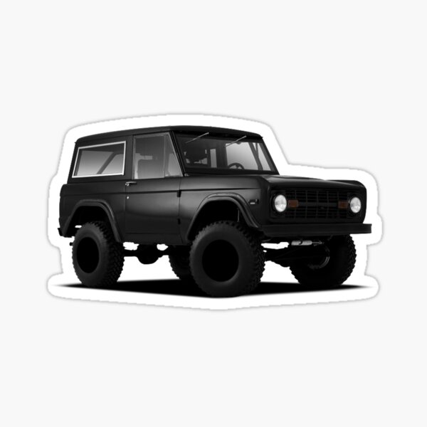 Mean Blackout Bronco Sticker