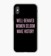 Vinilo o funda para iPhone Las mujeres bien educadas rara vez hacen historia
