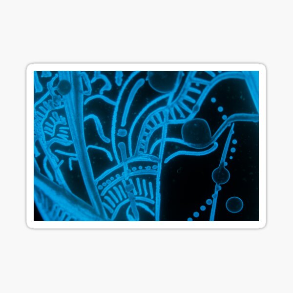 Item preview, Glowing Bacterial Art - Abstract designed and sold by SiouxsieW.