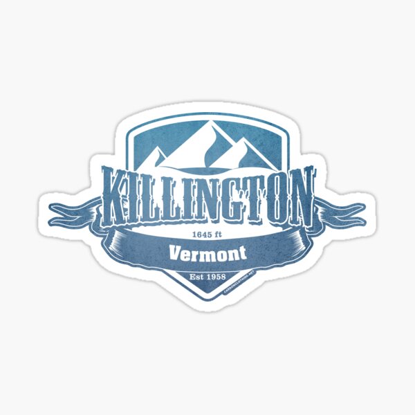 Killington VT Ski Snowboard Resort Sticker Made From Image OfVintage  Patch❄️⛷ 
