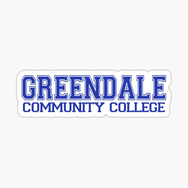 GREENDALE College Jersey (blue) Sticker