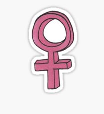Pegatina poder femenino
