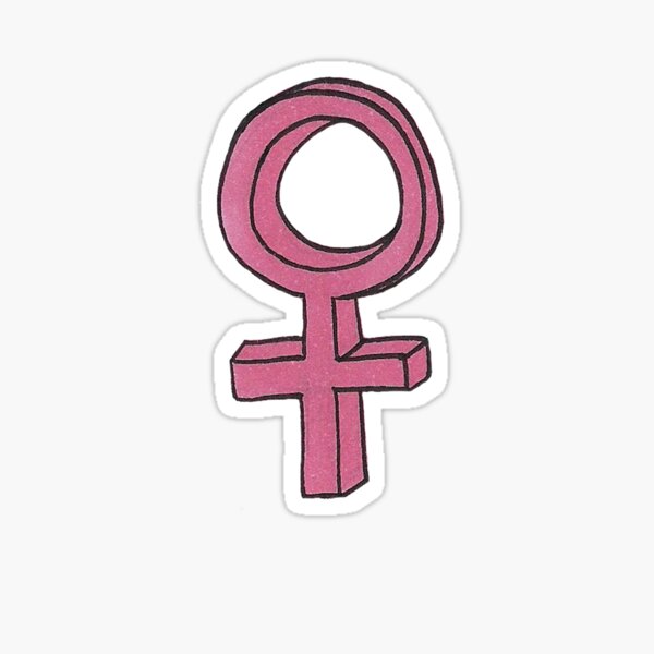 Female Symbol Stickers for Sale