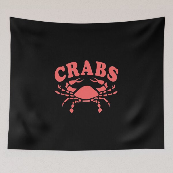 Item preview, Funny Crabs Vintage Look Team Mascot Red designed and sold by KNUXX Shop.