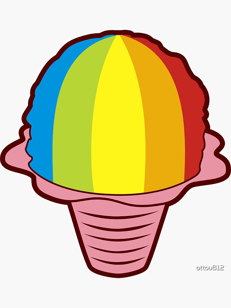 “Hawaiian Shave Ice” Sticker for Sale by ottou812 | Redbubble