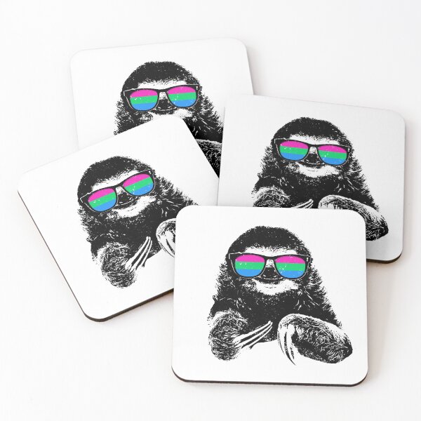 Item preview, Pride Sloth Polysexual Flag Sunglasses designed and sold by Patrick Hiller.