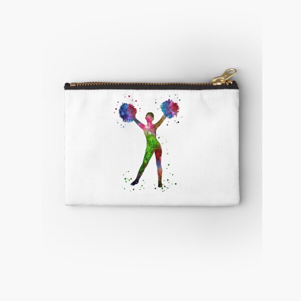 Item preview, Cheerleader, cheerleading, watercolor cheerleader designed and sold by Rosaliartbook.