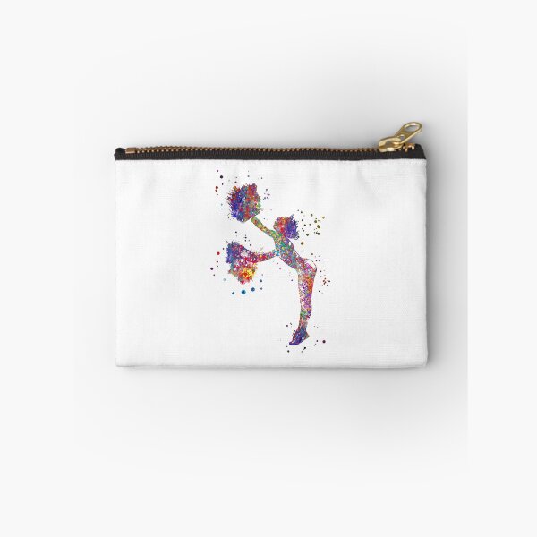 Item preview, Cheerleader, cheerleading, watercolor cheerleader designed and sold by Rosaliartbook.