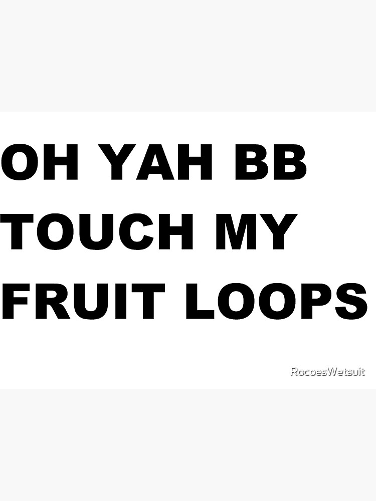 "Fruit Loops" Sticker by RocoesWetsuit Redbubble