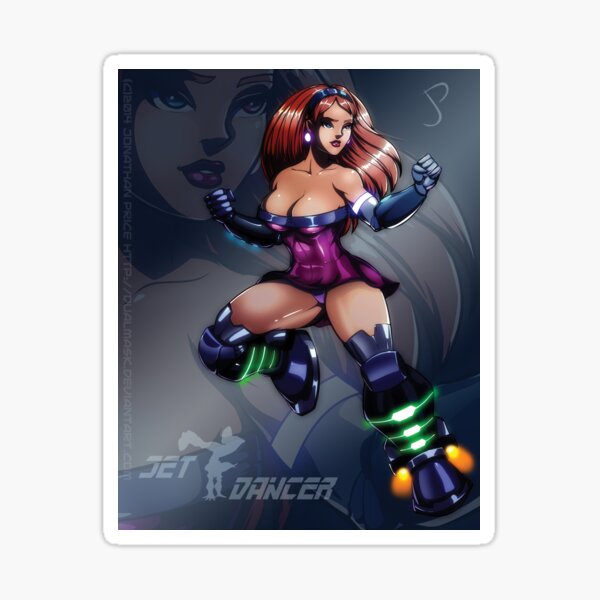 Jet Dancer Dressin' In Style Sticker