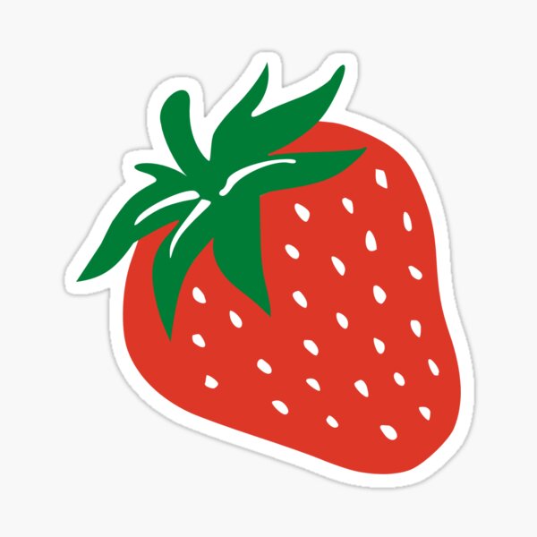 Strawberry Stickers | Redbubble