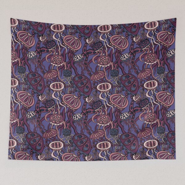 Item preview, Bloom of Jellyfish Purple and Red designed and sold by LadyTaneli.