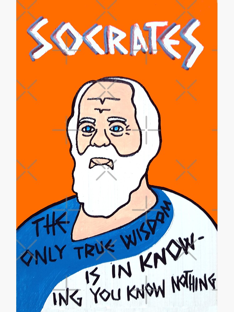 Socrates Pop Folk Art by krusefolkart