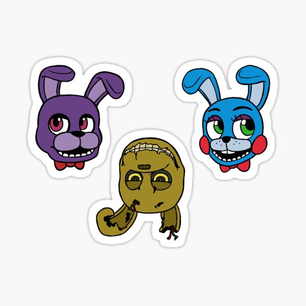 Happiest Day FNAF 3 Minigames Sticker for Sale by EdgeL0rd101