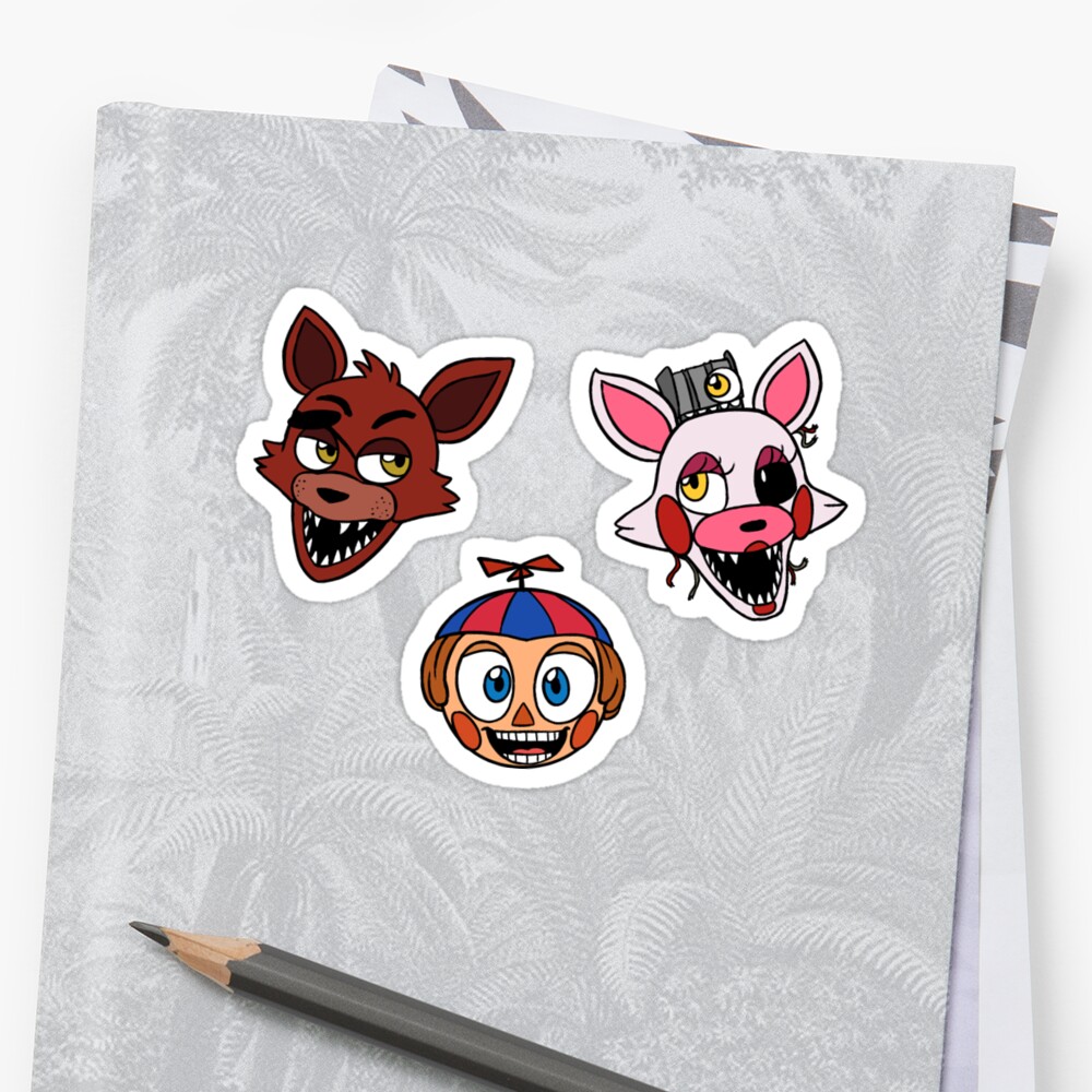 Foxy Stickers Set Sticker By Serenamidori Redbubble