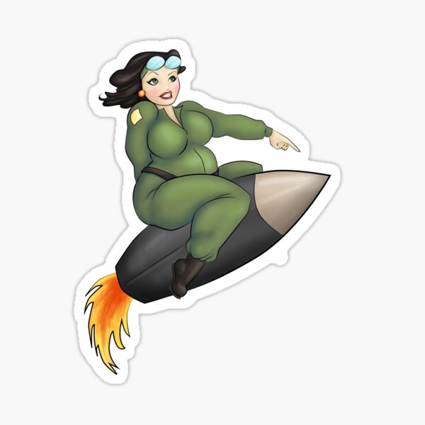 600px x 600px - Fat Pinup Stickers for Sale | Redbubble