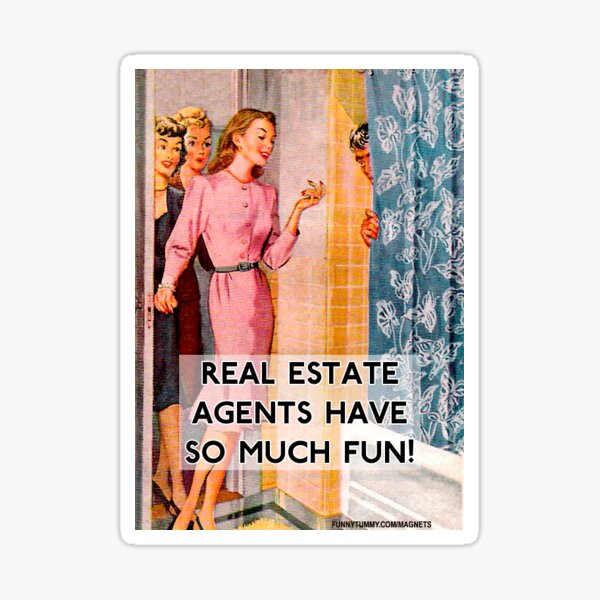 Item preview, Real Estate Agents designed and sold by CafePretzel.