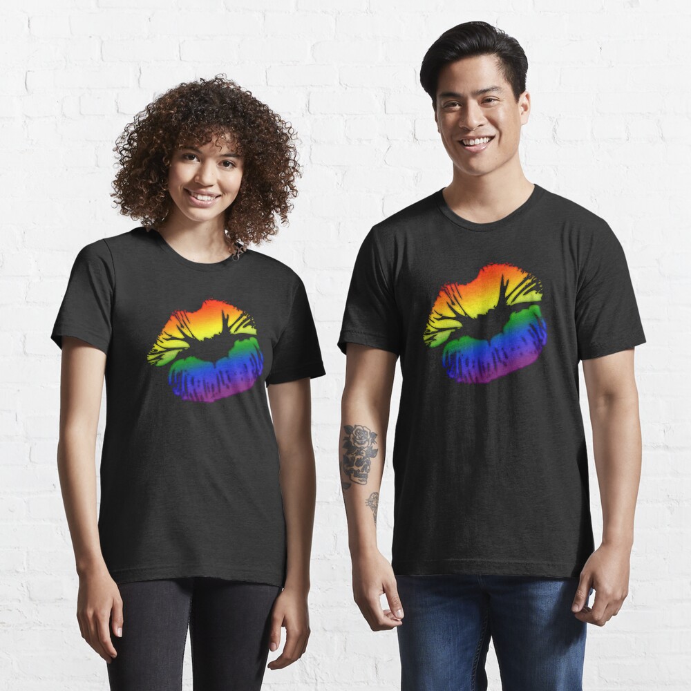 LGBTQ Big Kissing Lips Essential T-Shirt