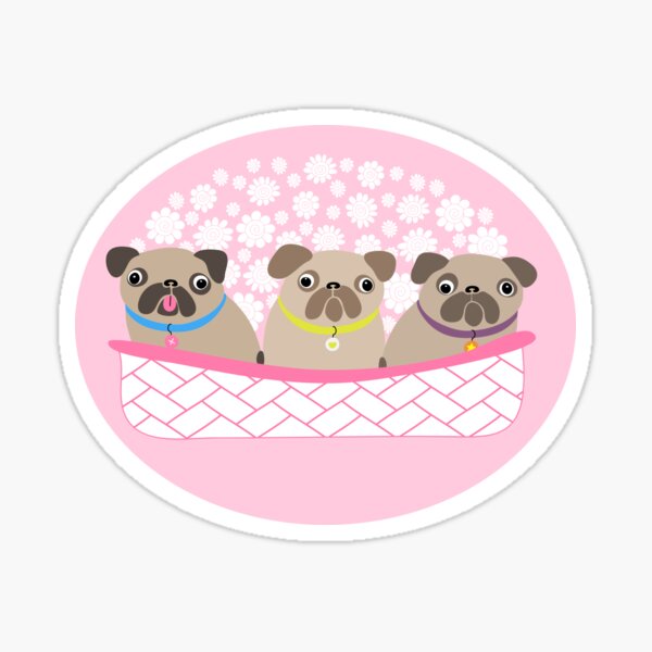 Bouquet of dogs Sticker