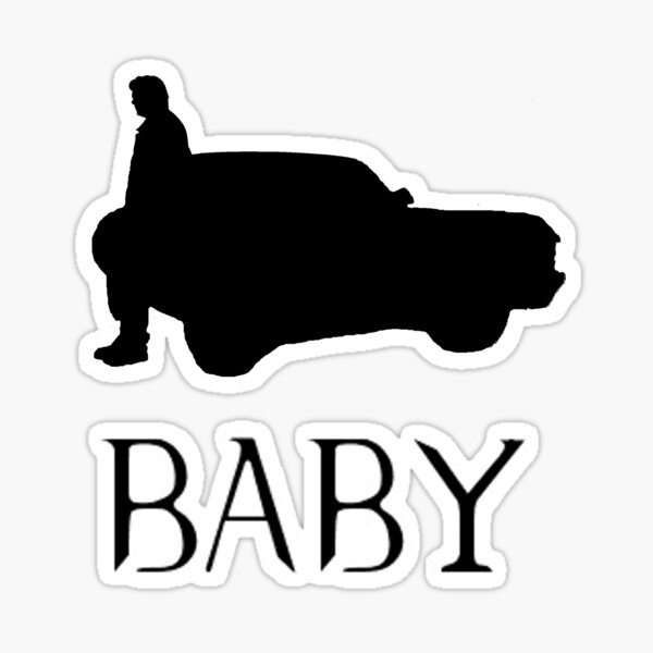 Dean's Baby - Impala, Supernatural Sticker for Sale by millwhy