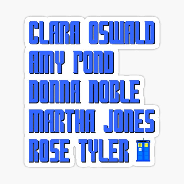 The Doctor's girls Sticker