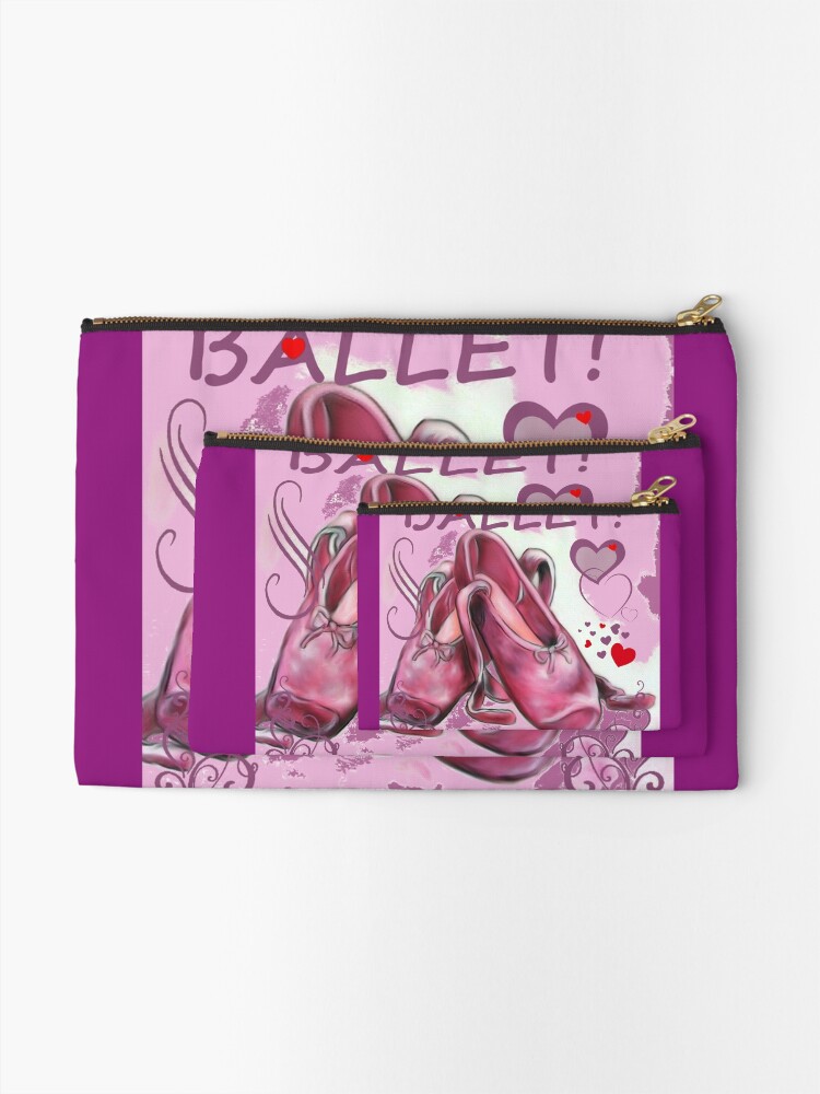 Alternate view of Ballet Zipper Pouch