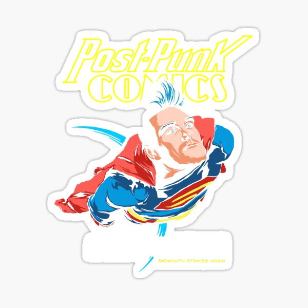 Post-Punk Comics | Super Mouth Strikes Again Sticker